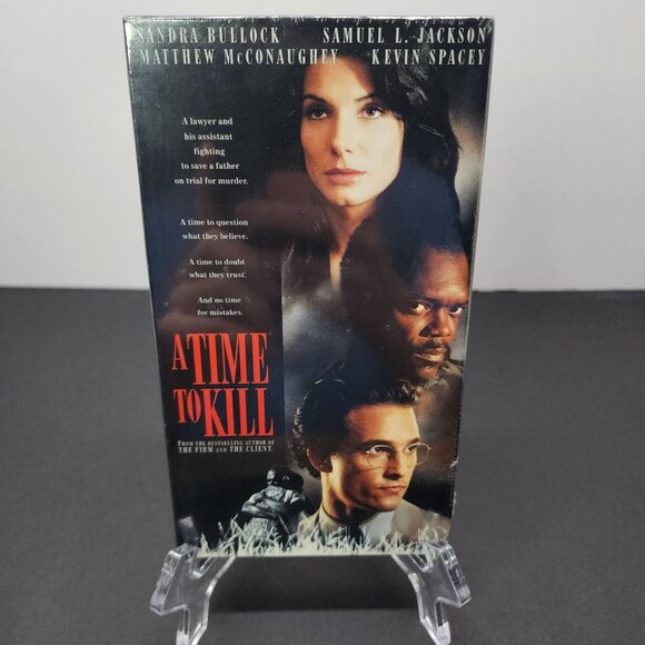 A Time To Kill VHS Tape 1996 Samuel Jackson Sandra Bullock Sealed - Picture 1 of 4